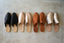 THE LUISA LEATHER SLIDES // GOLD