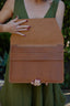 LEATHER LAPTOP SLEEVE // CAMEL
