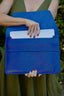 LEATHER LAPTOP SLEEVE// AZUL REY