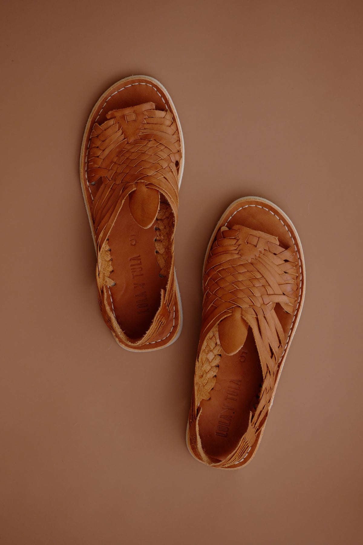Camel Leather Pachuco Huarache - FINAL SALE