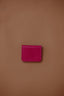 LEATHER CARDHOLDER WALLET // PINK