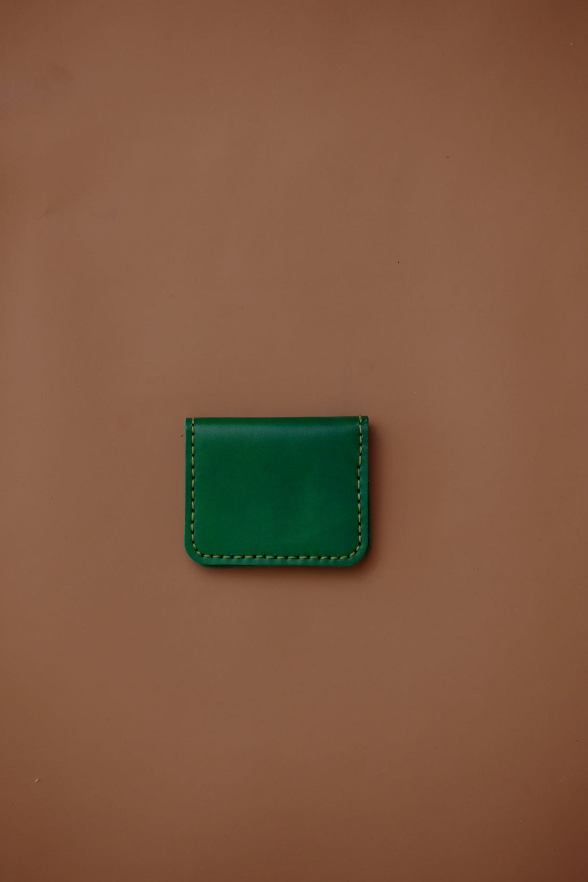 Leather Cardholder Wallet Emerald