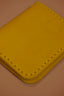 LEATHER CARDHOLDER WALLET // LEMON