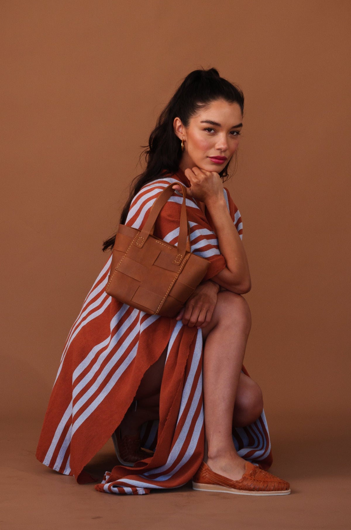 Carmen Basket Bag Camel