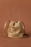BELLA BUCKET BAG / METALIC GOLD