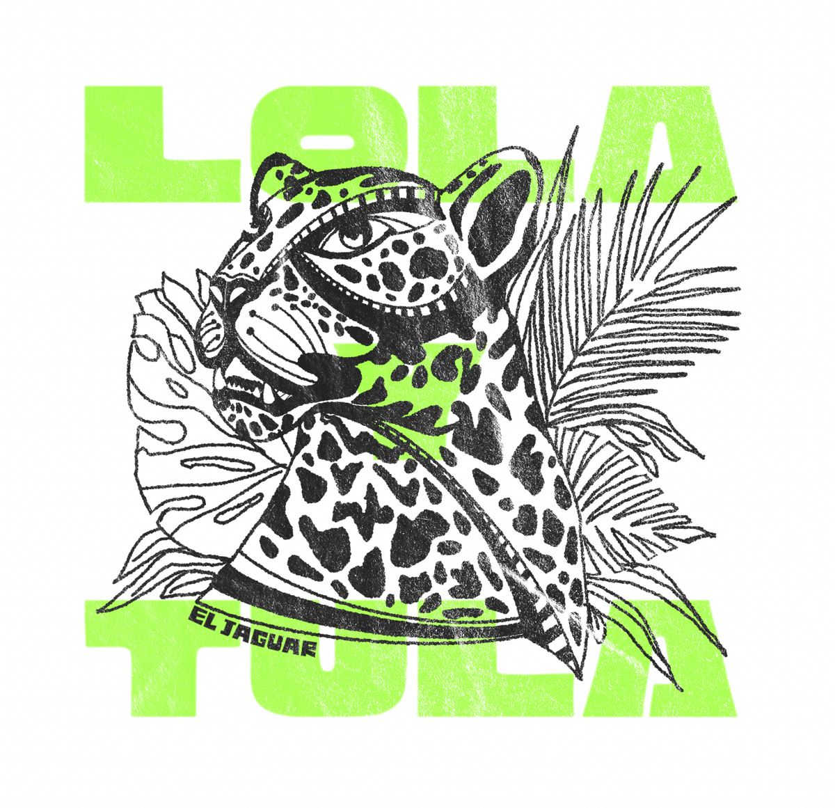 Jungle Jaguar Tee // Grey - FINAL SALE