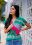 COLOR BLOCK LOLITA / PINK + GREEN