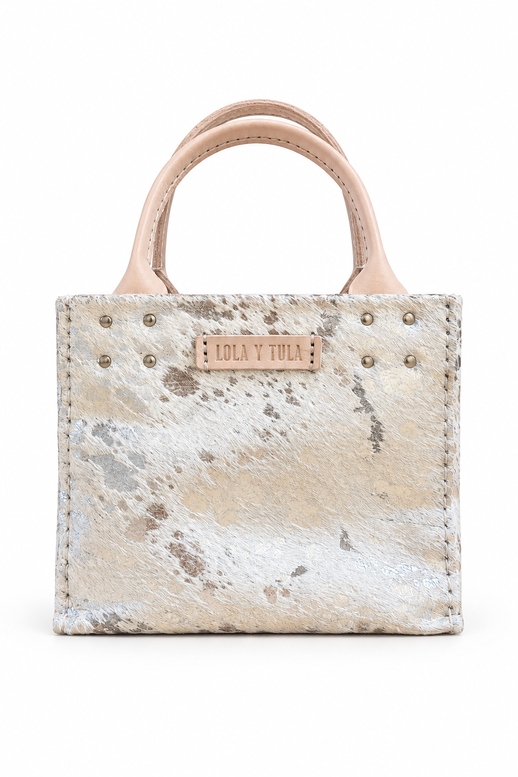 Alejandra 'Chica' Crossbody Tote // Silver