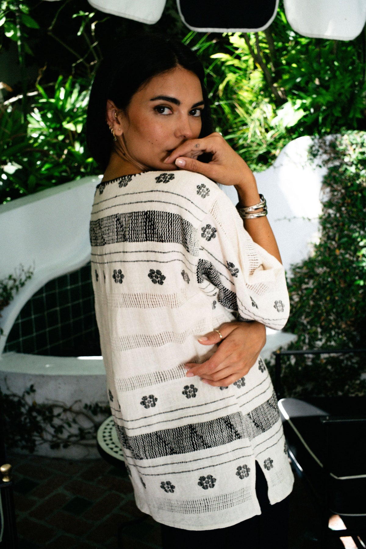 Estella Long Sleeve Top // Black