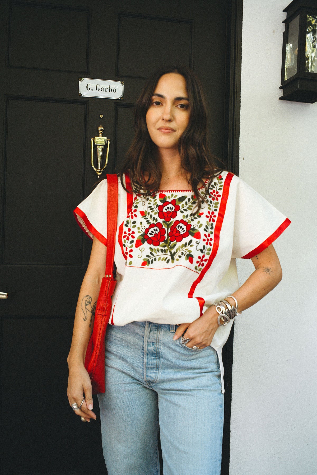 Margartia Blouse // Crimson
