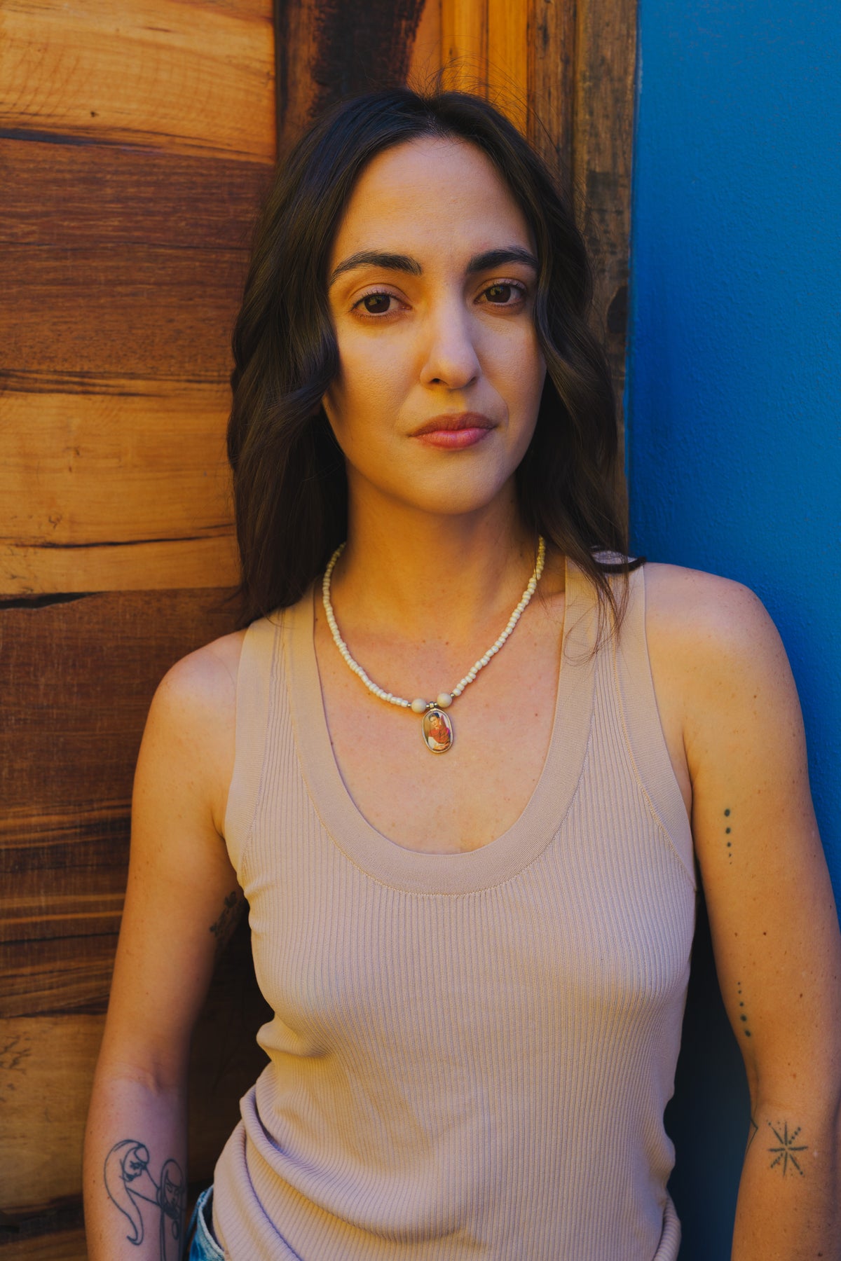 Frida Kahlo Beaded Necklace