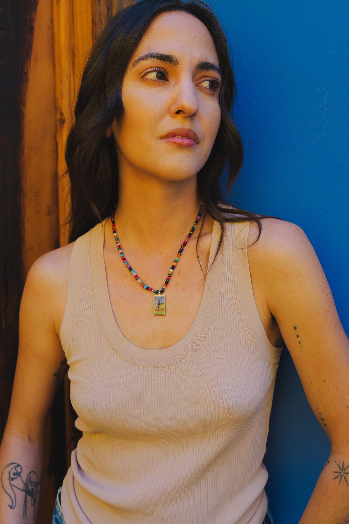 El Gallo Loteria Necklace