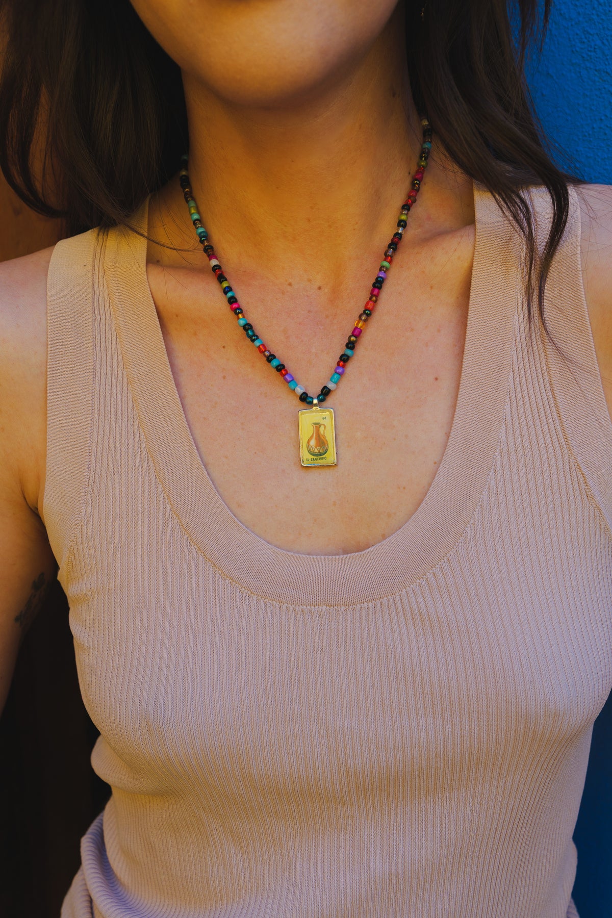 El Cantarito Loteria Necklace