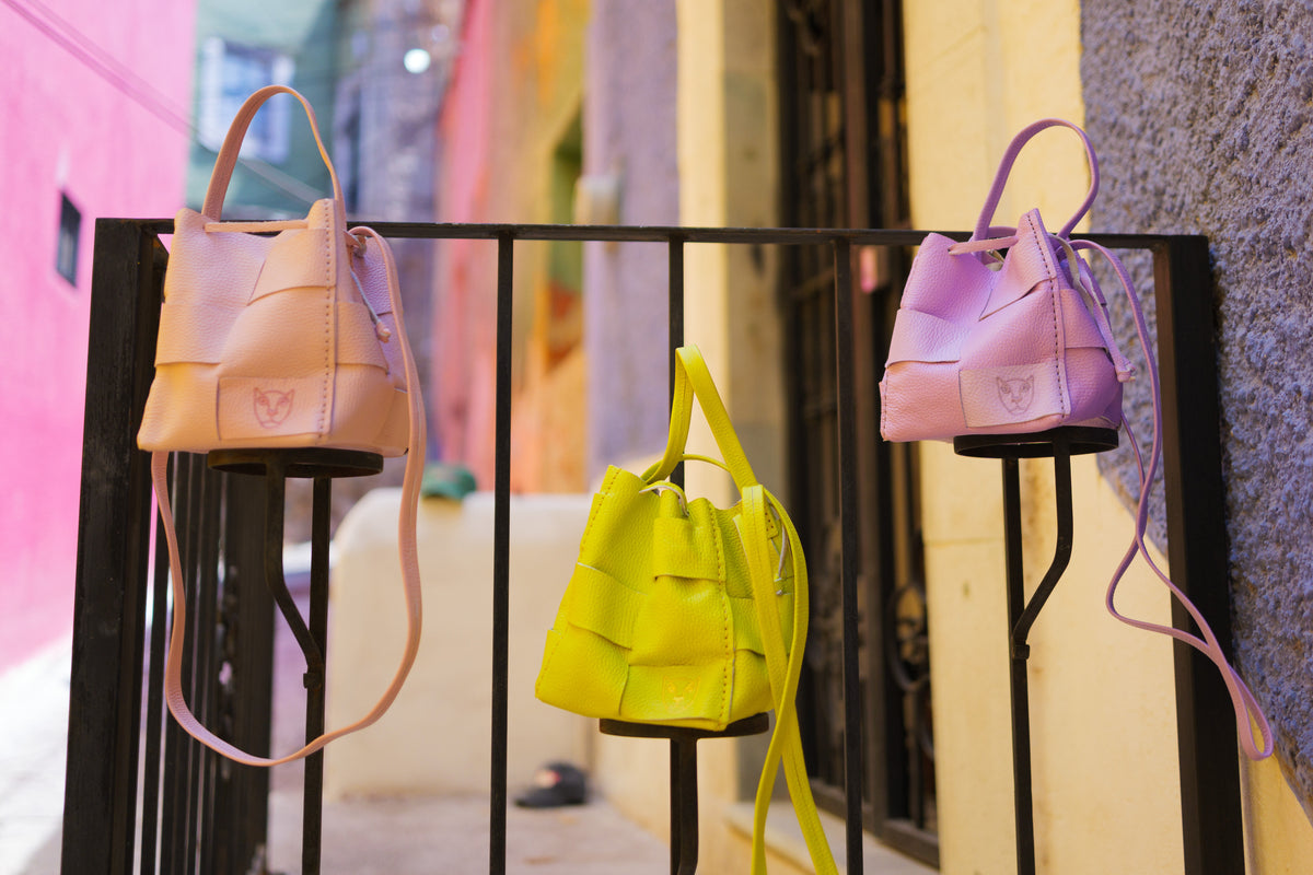 Bella Bucket Bag Blush Pink