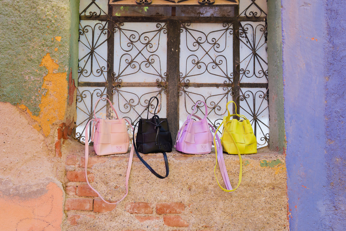 Bella Bucket Bag Blush Pink