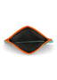 JAGUAR LEATHER CARD HOLDER WALLET // ORANGE AND MINT