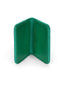 LEATHER CARDHOLDER WALLET // EMERALD