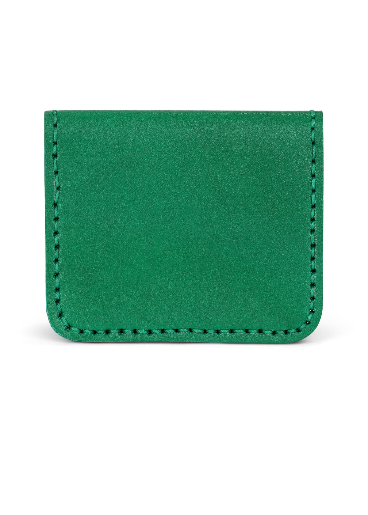 Leather Cardholder Wallet Emerald