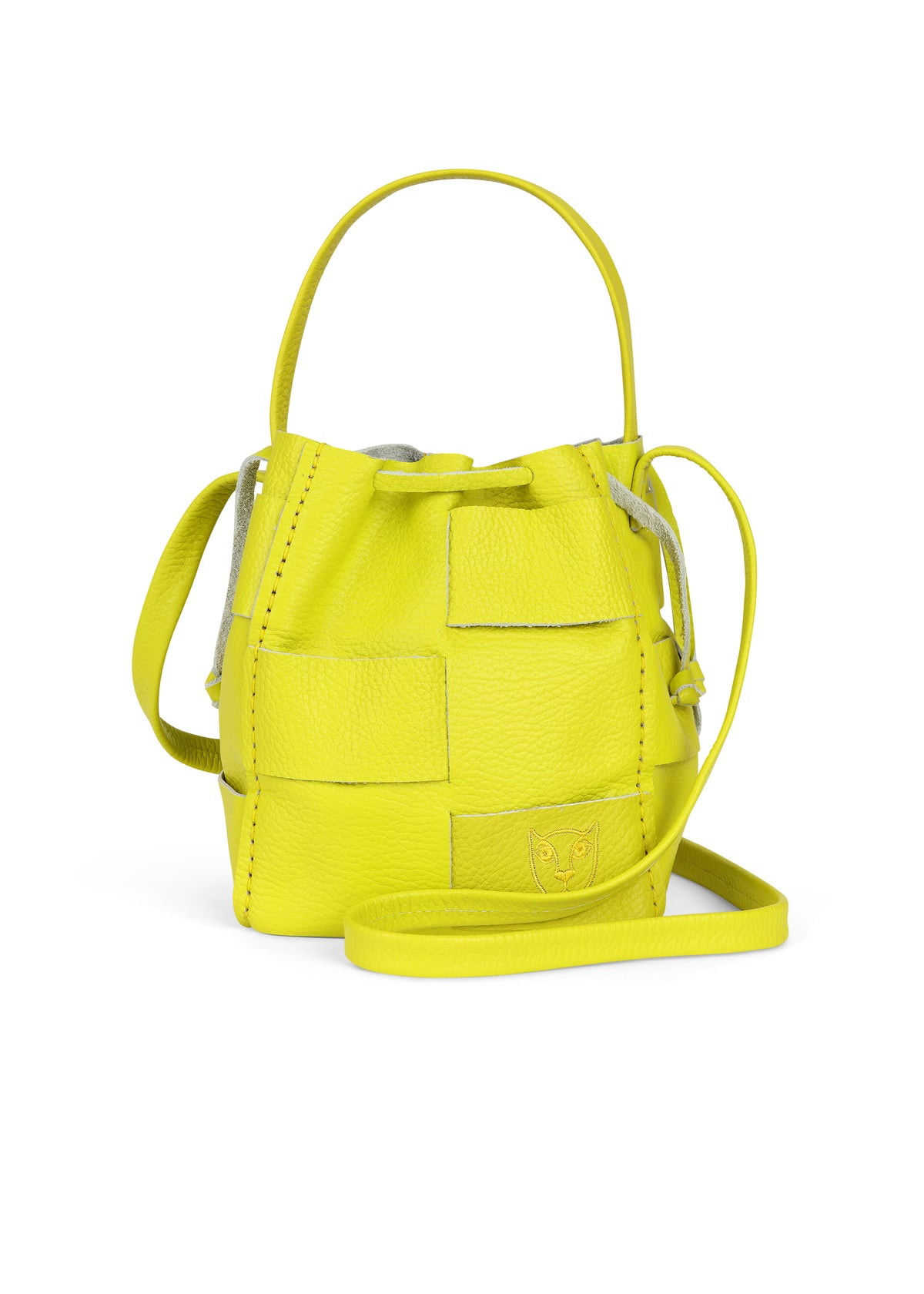 Bella Bucket Bag Highlighter Yellow