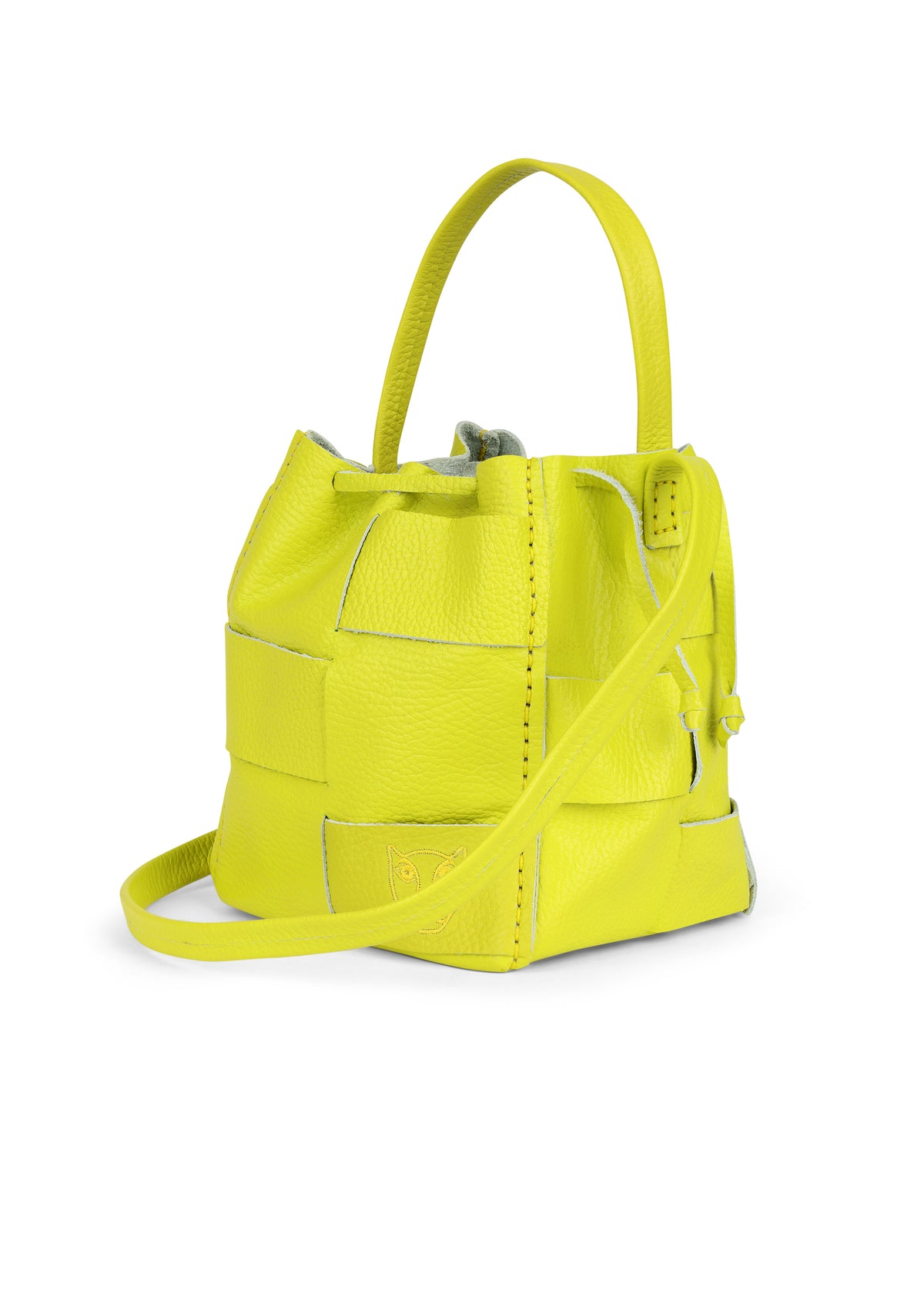 Bella Bucket Bag Highlighter Yellow