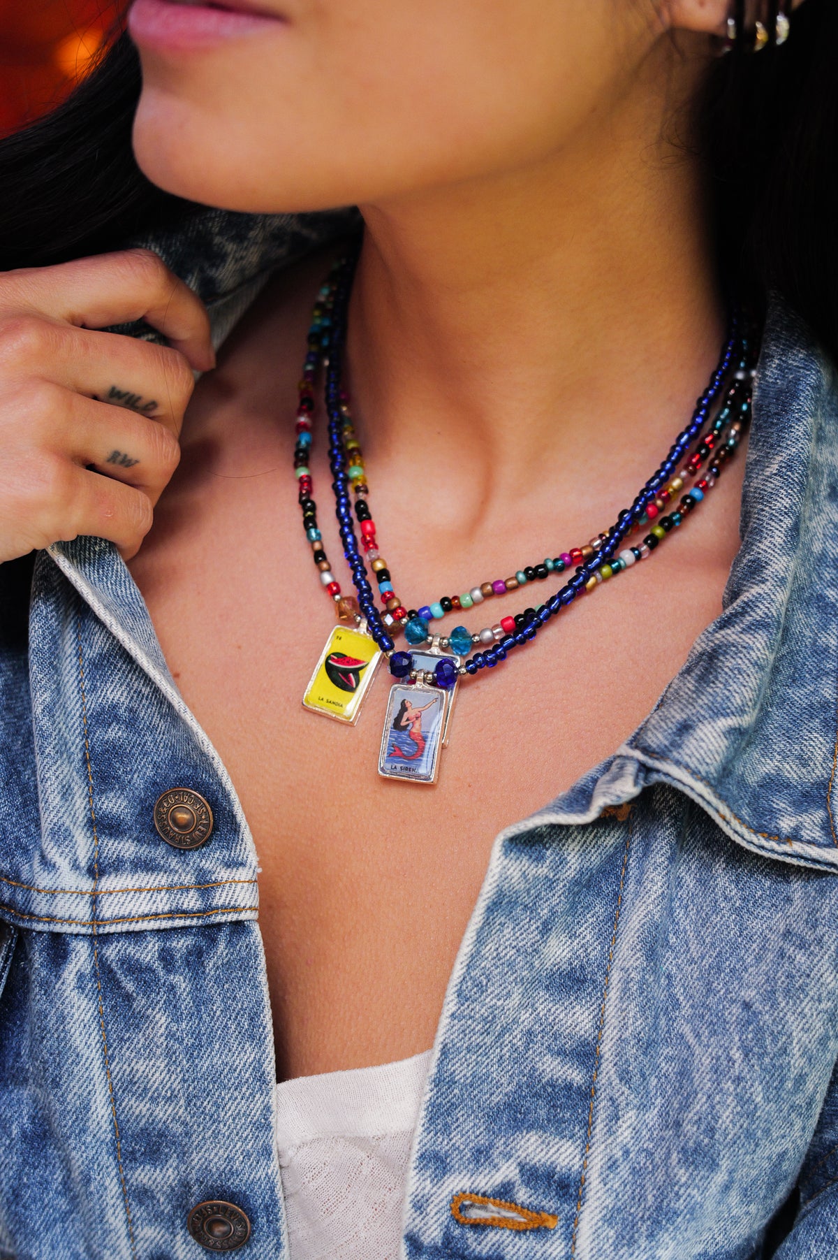 LA SIRENA LOTERIA NECKLACE