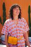 TANGERINE ANIMAL CAFTAN