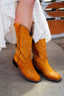 THE ADRIA COWBOY BOOT WITH GOLD THREAD