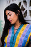 FRANCISCA V-NECK // COOL COLOR STRIPE