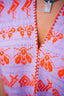 TANGERINE ANIMAL CAFTAN