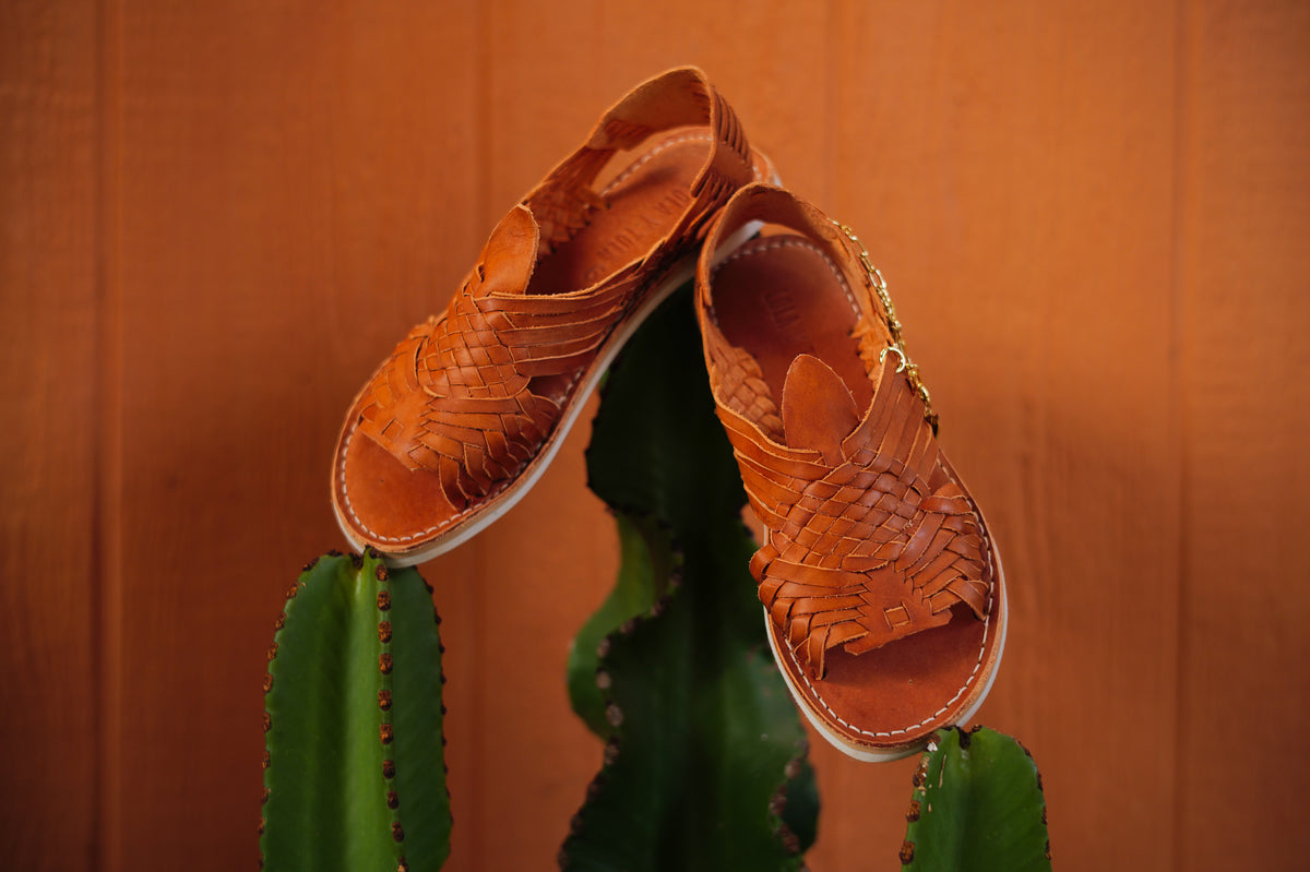 Camel Leather Pachuco Huarache - FINAL SALE