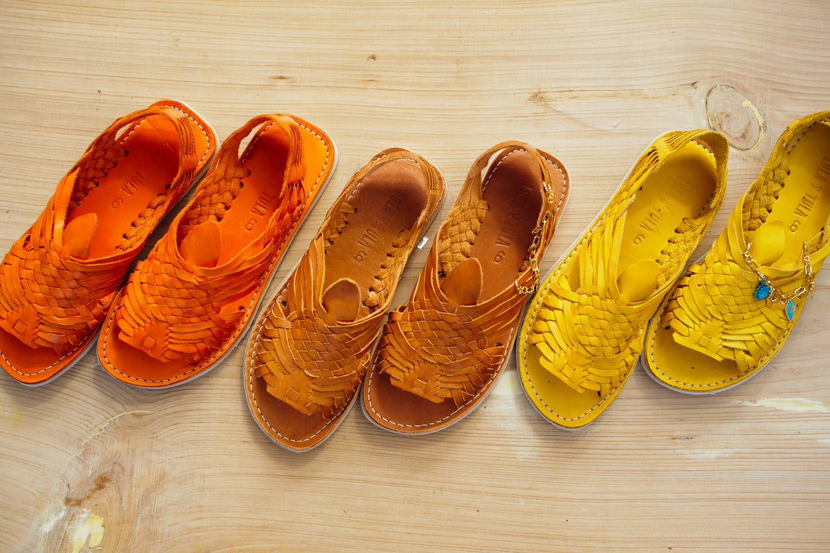 Camel Leather Pachuco Huarache - FINAL SALE