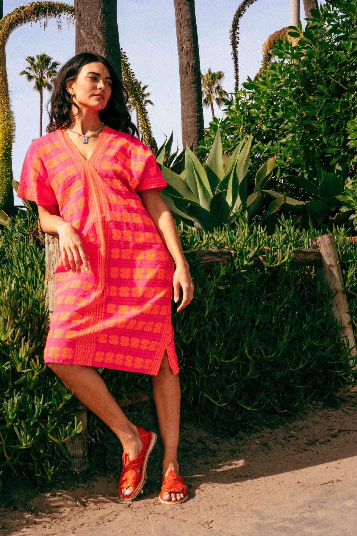 Venice Mini Caftan Pink