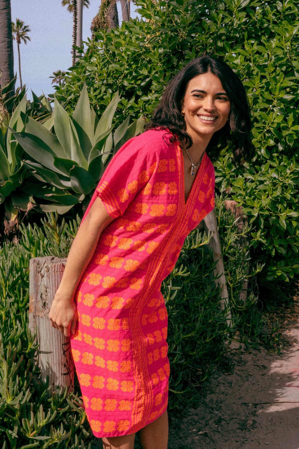Venice Mini Caftan Pink