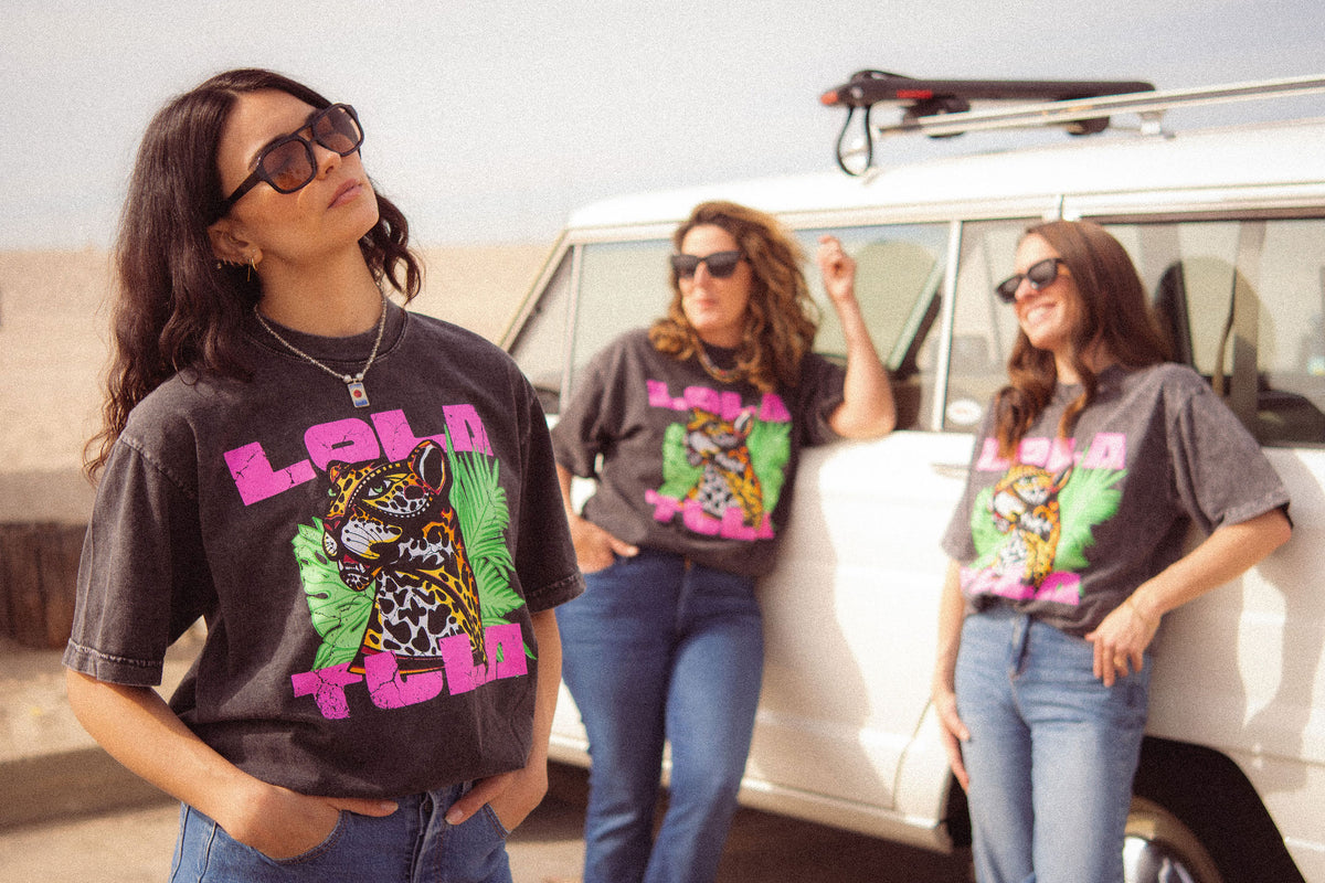 Jungle Jaguar Tee // PINK