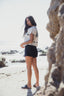 MARGARITA CROP TOP / BLACK