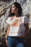 MARGARITA CROP TOP / TANGERINE