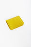 LEATHER CARDHOLDER WALLET // LEMON