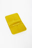 LEATHER CARDHOLDER WALLET // LEMON