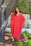 YALALAG HUIPIL CAFTAN // RED