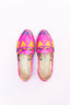 PINK HUARACHE WITH NAVY AND TANGERINE