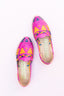 PINK HUARACHE WITH NAVY AND TANGERINE