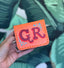 MONOGRAM IN RED + ORANGE