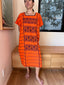 FRANCISCA CAFTAN // ORANGE + PURPLE