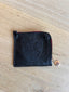 JAGUAR EMBROIDERED ZIP AROUND WALLET // BLACK