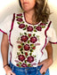 FLOR BOHO BLOUSE / CRANBERRY