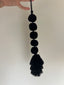 POM POM GARLAND / BLACK