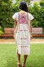 Margarita Huipil Green + Pink Floral