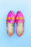 SAMPLE SALE PINK WITH NAVY HUARACHE