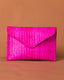 PALM CLUTCH / HOT PINK