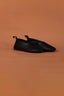 BAKU CALF SKIN BALLET FLAT // BLACK